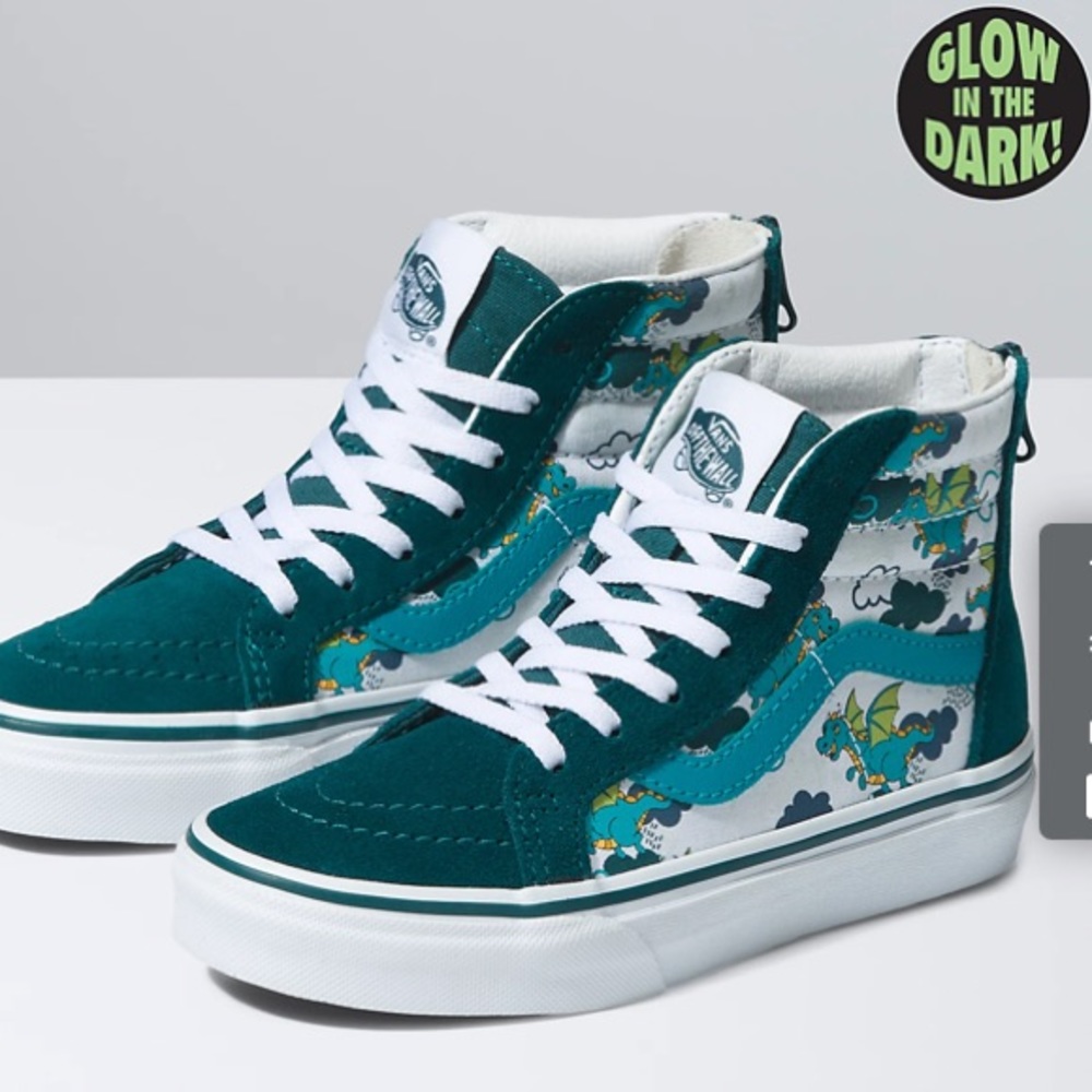 Sk8-Hi Zip Mythical Glow Deep Teal